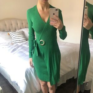 NEW I.N.C. Green Sweater Dress